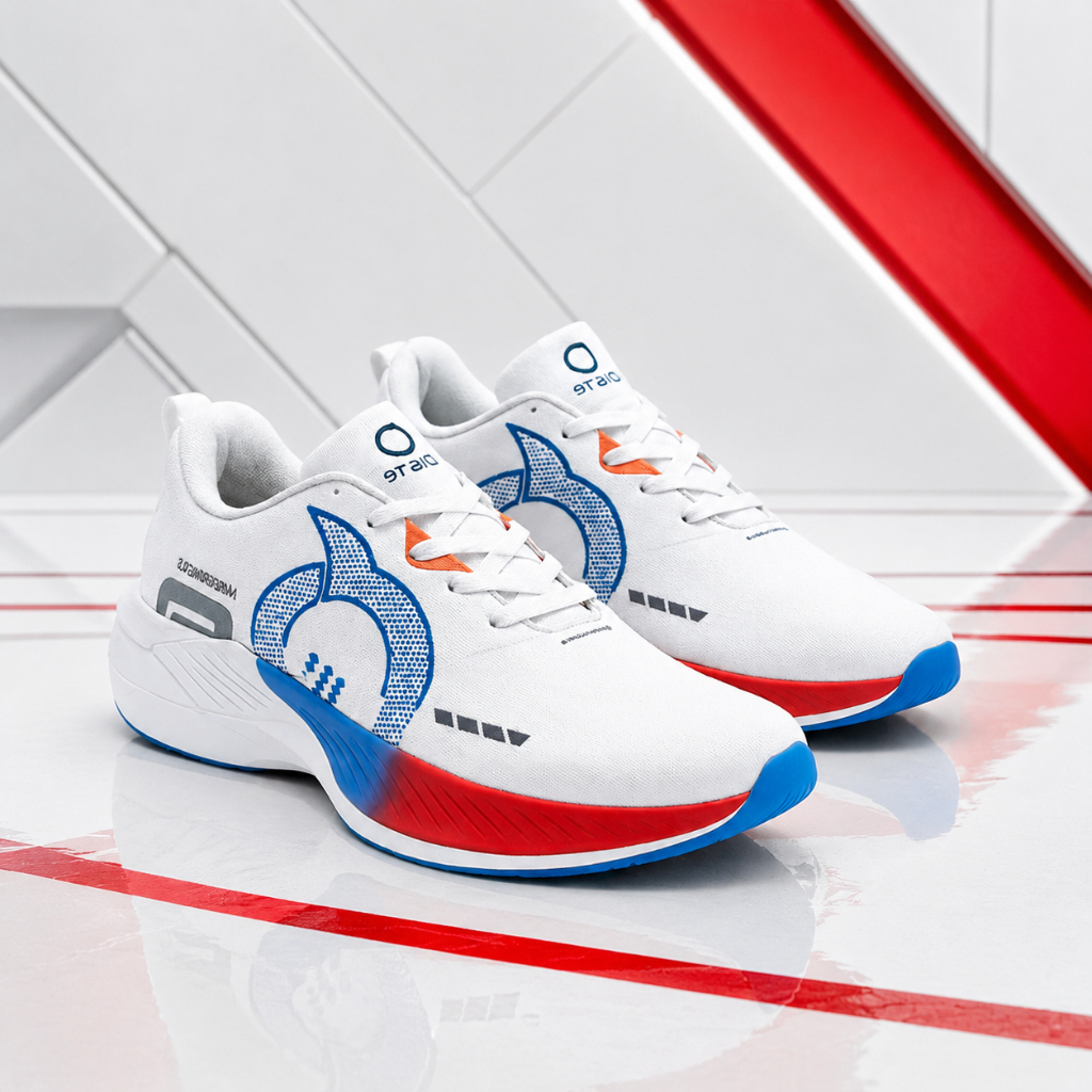 ORTUSEIGHT Sepatu Running Hyperglide 2.0Off White Orted Ringan & Nyaman Untuk Joging
