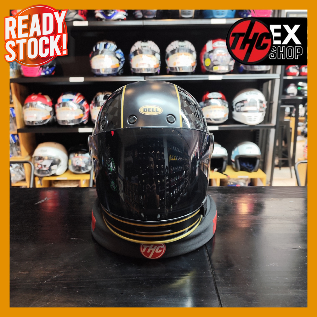 HELM BELL BULLIT CHECK IT CARBON SIZE M 2ND FULL FACE SECOND