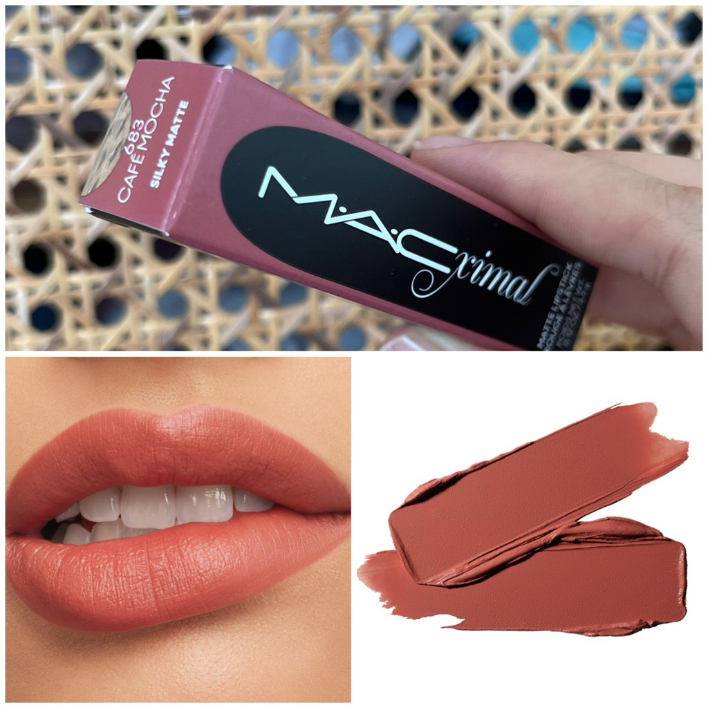 NEW - MAC MACximal Silky Matte Lipstick shade CAFE MOCHA