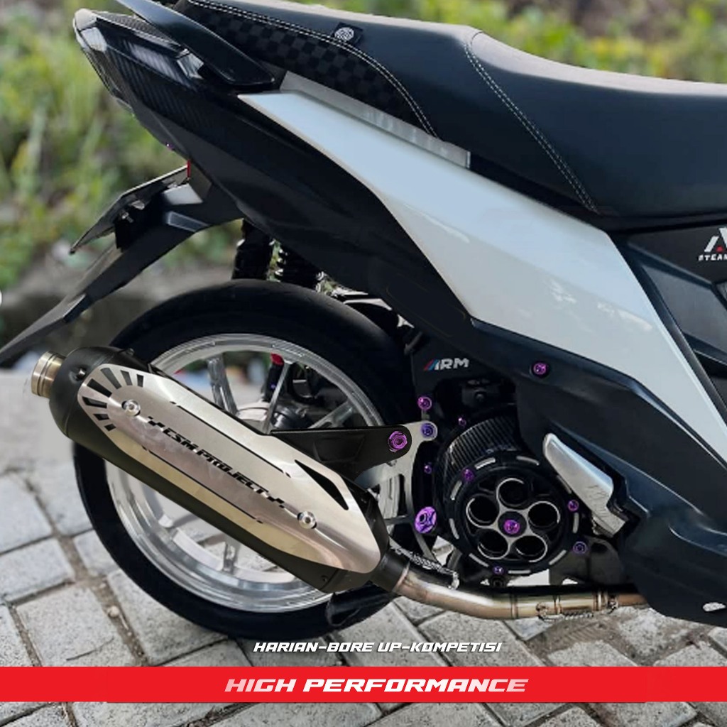 Knalpot Standar Racing Mio M3 Mio Z 125 suara bas adem original CSM PROJECT
