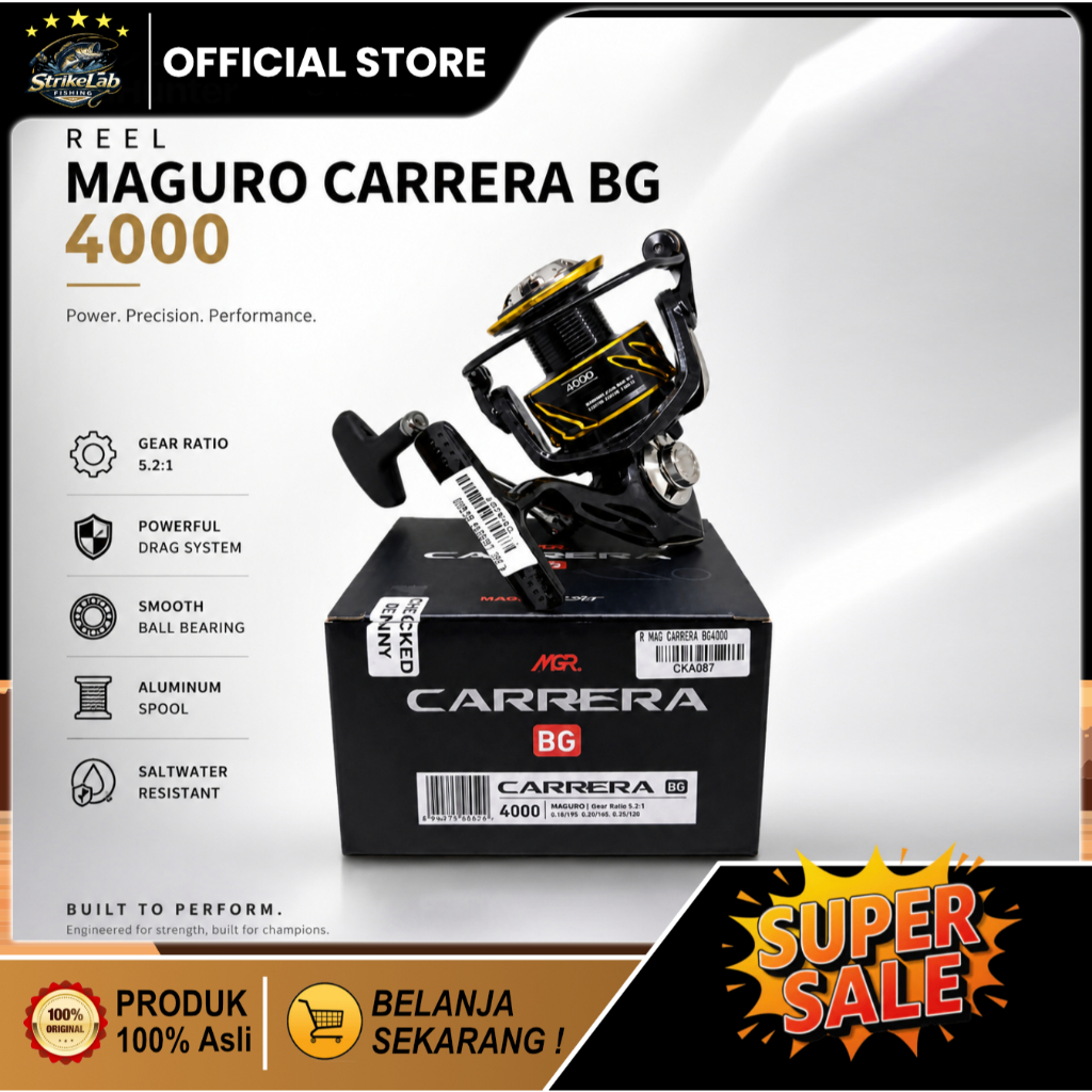 REEL MAGURO CARRERA BG 4000