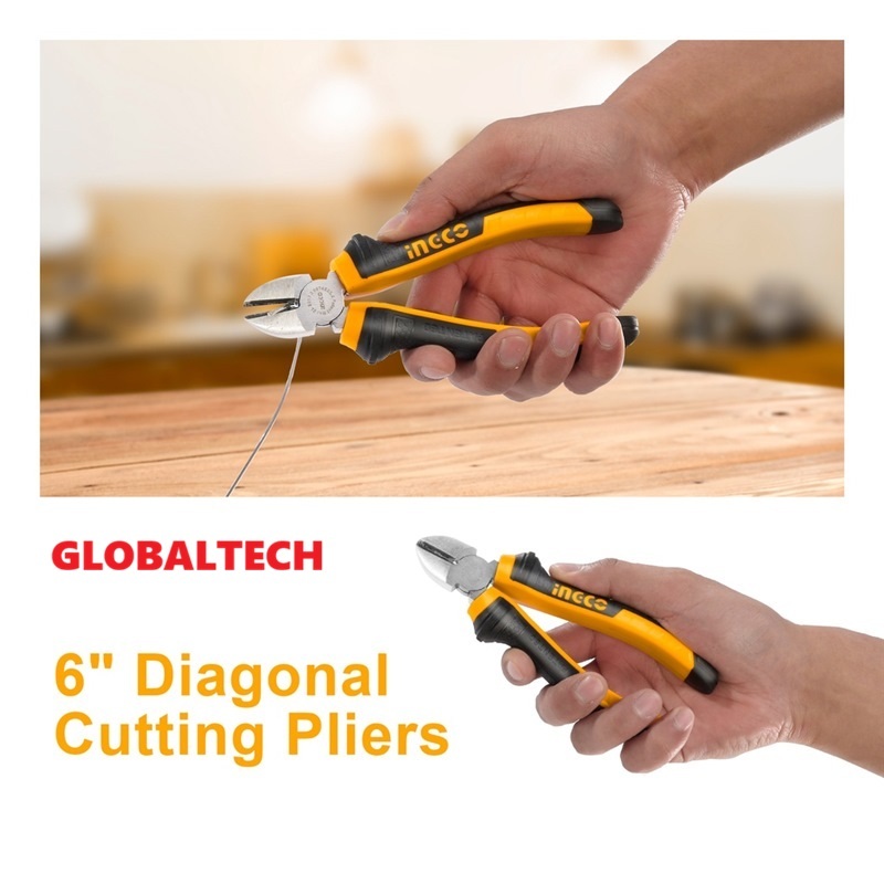 Sienashop_ Ingco Hkps08318 Tang Karet Set 3Pcs Pliers Set Tang Kombinasi Tang Potong Tang Lancip