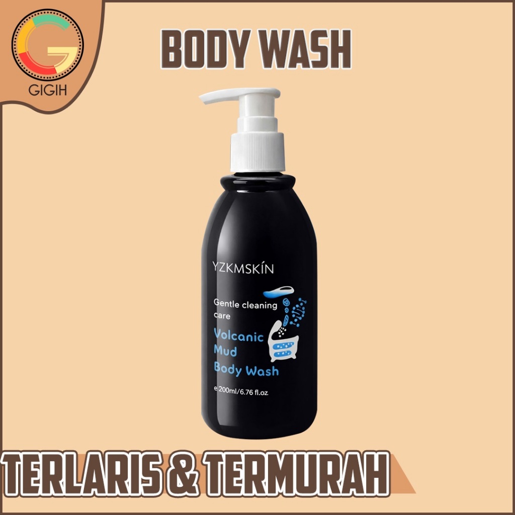 YZKMSKIN SABUN MANDI / BODY WASH VOLCANIC MUD 200ML