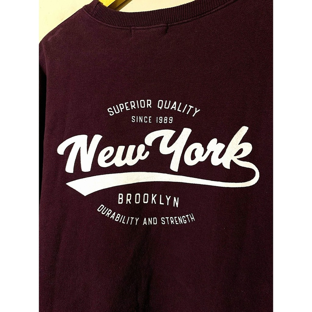 [9] New York - Preloved second baju atasan crewneck sweater