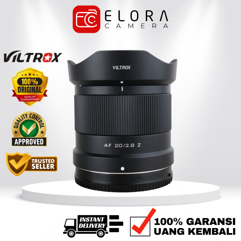 Viltrox 20mm F2.8 For Nikon Z / Lensa Viltrox 20 mm F 2.8 For Nikon Z