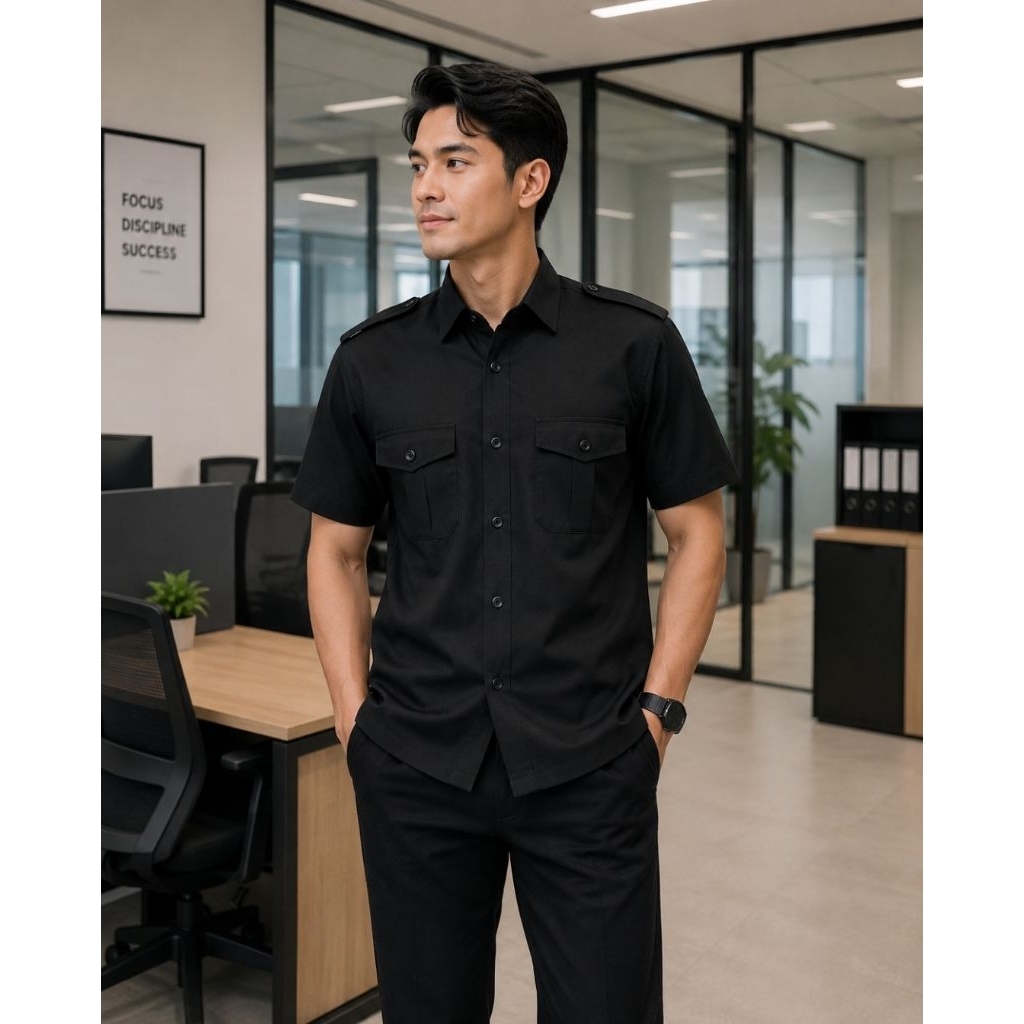 BAJU KEMEJA LAPANGAN SERAGAM PDL PDH PRIA LENGAN PENDEK – Kemeja Kerja Outdoor Tactical Safari Secur