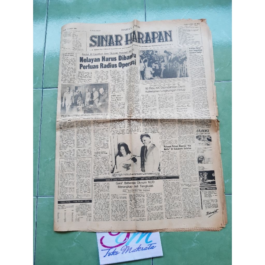 koran surat kabar SINAR HARAPAN ada artikel LATGAB ABRI 80 DALAM GAMBAR jadul lawas lama langka
