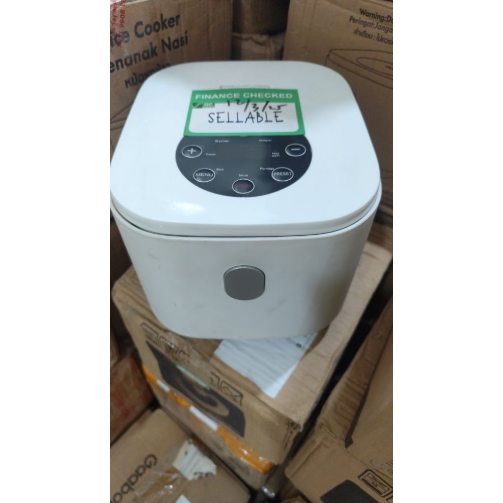 Rice Cooker Gaboor piping
