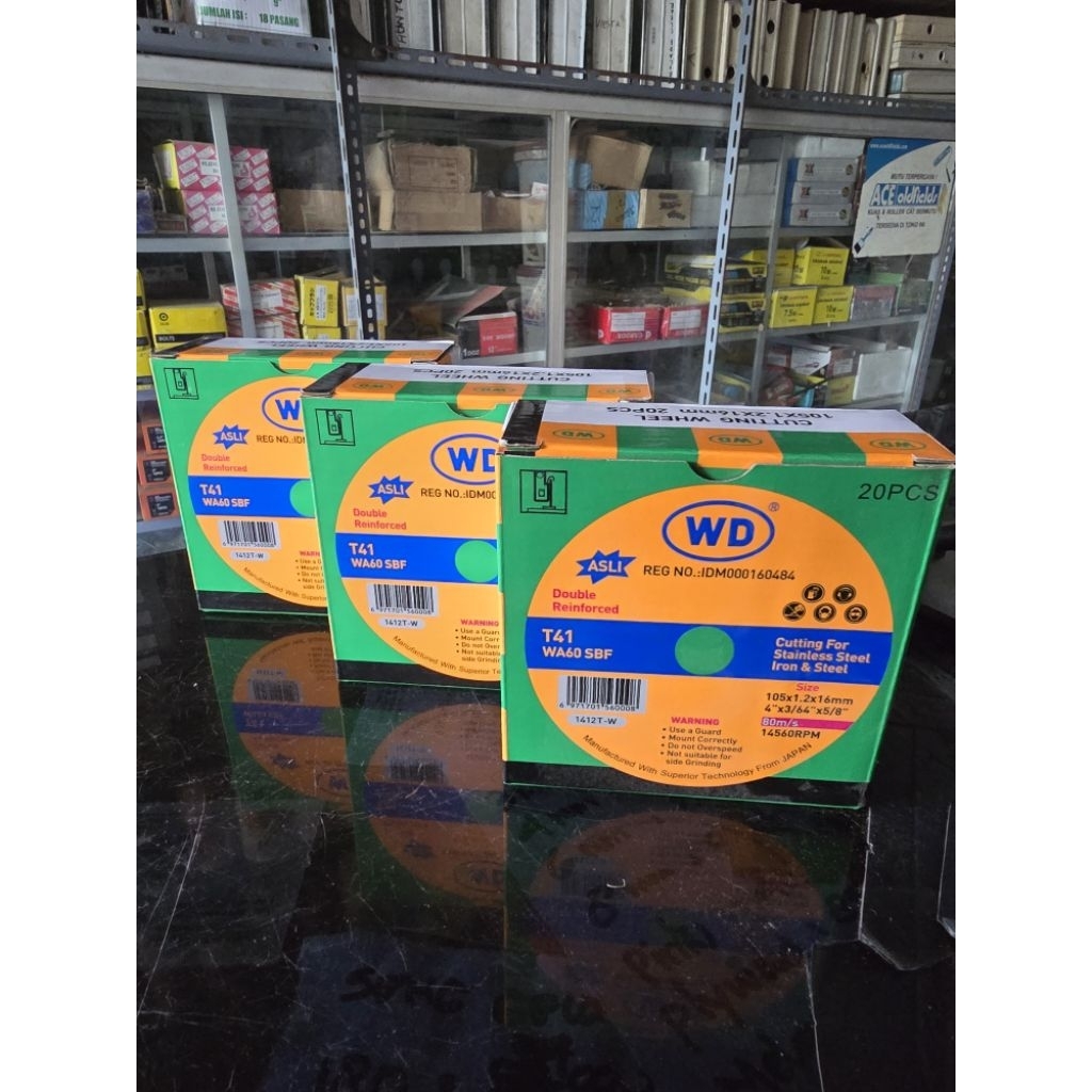 [1 Dus] WD Pisau Potong Gerinda / Batu Potong WD / Batu Gerinda WD