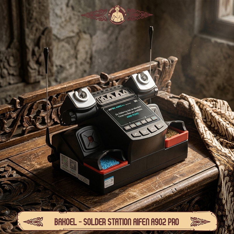 Solder Station AIFEN A902 PRO C210 +C245 Double Gagang FREE Mata Solder / Solder Aifen A902 PRO 2 Ga