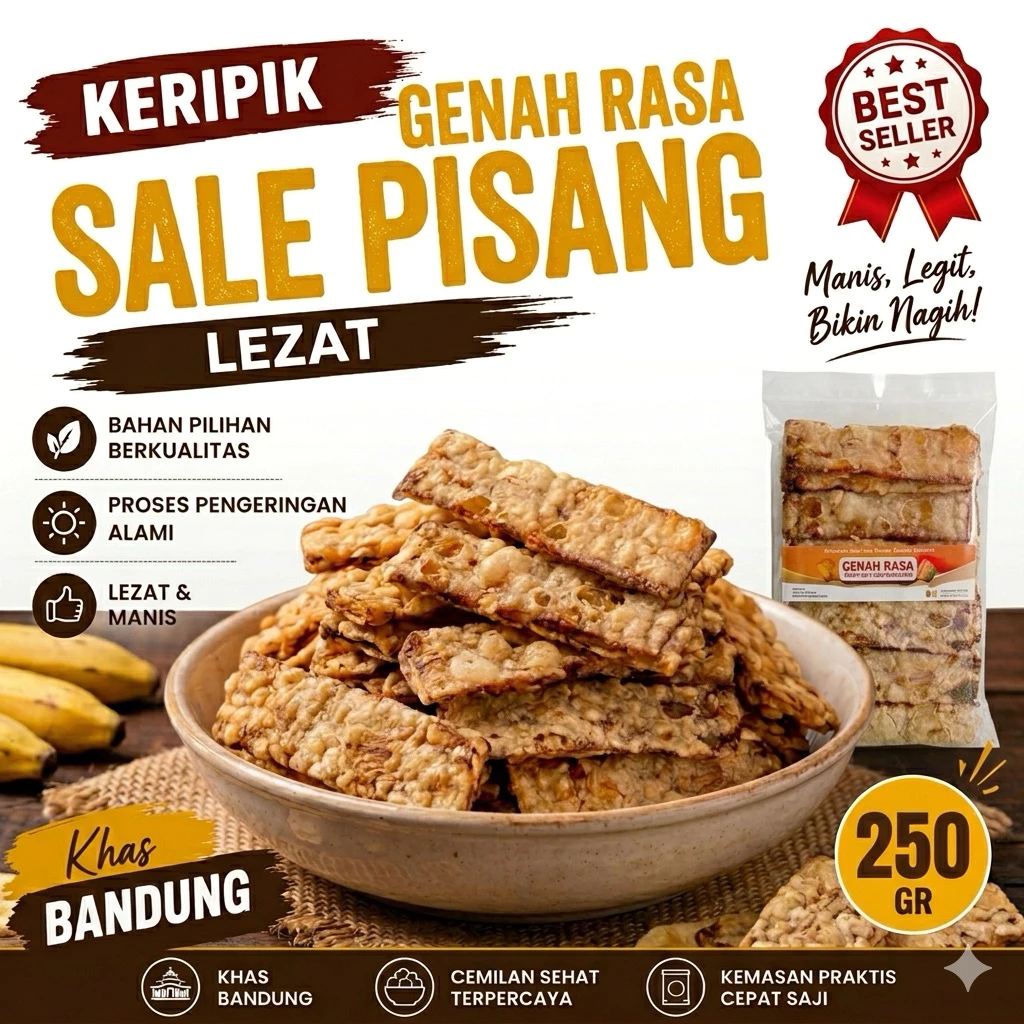 Sale Pisang Lidah Crispy 250 g