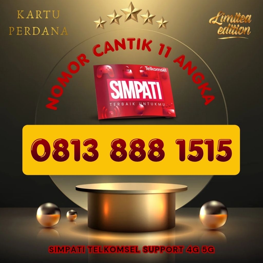 NEW Simpati Nomor Cantik Simpati 11digit 11angka 4G 5G Telkomsel Simpati 3G 4G 5G Kartu Perdana Telk