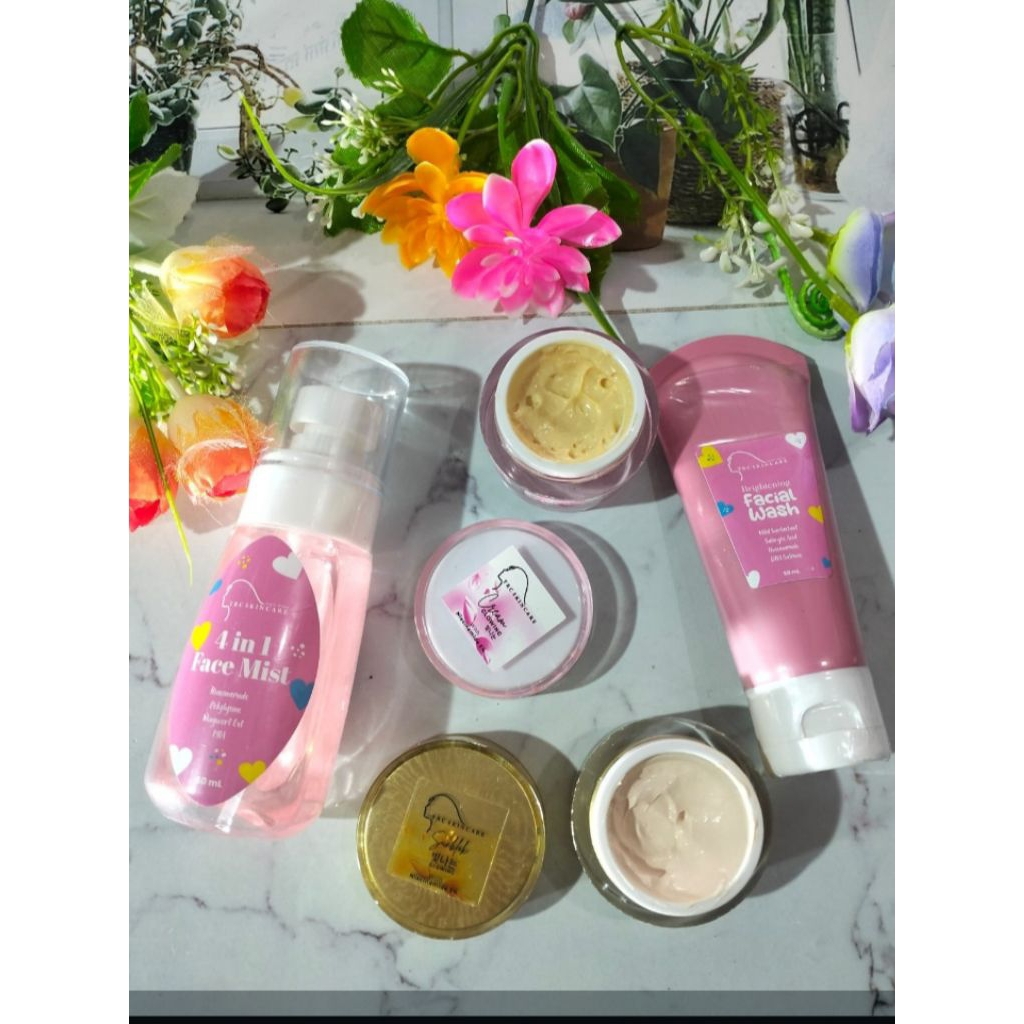 trc skincare paket glow cream glowing dosting terbaru