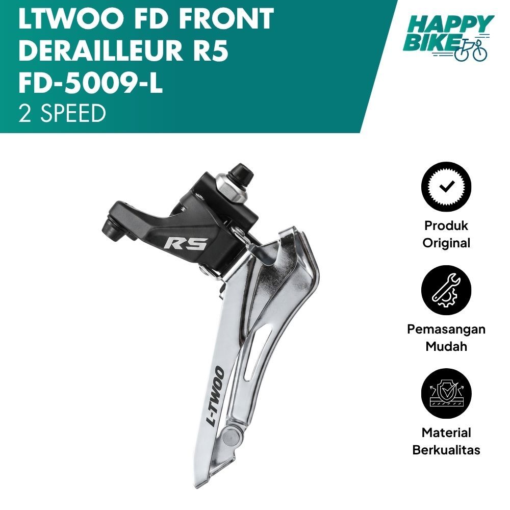 LTWOO FD Front Derailleur R5 2 Speed FD-5009-L Sepeda