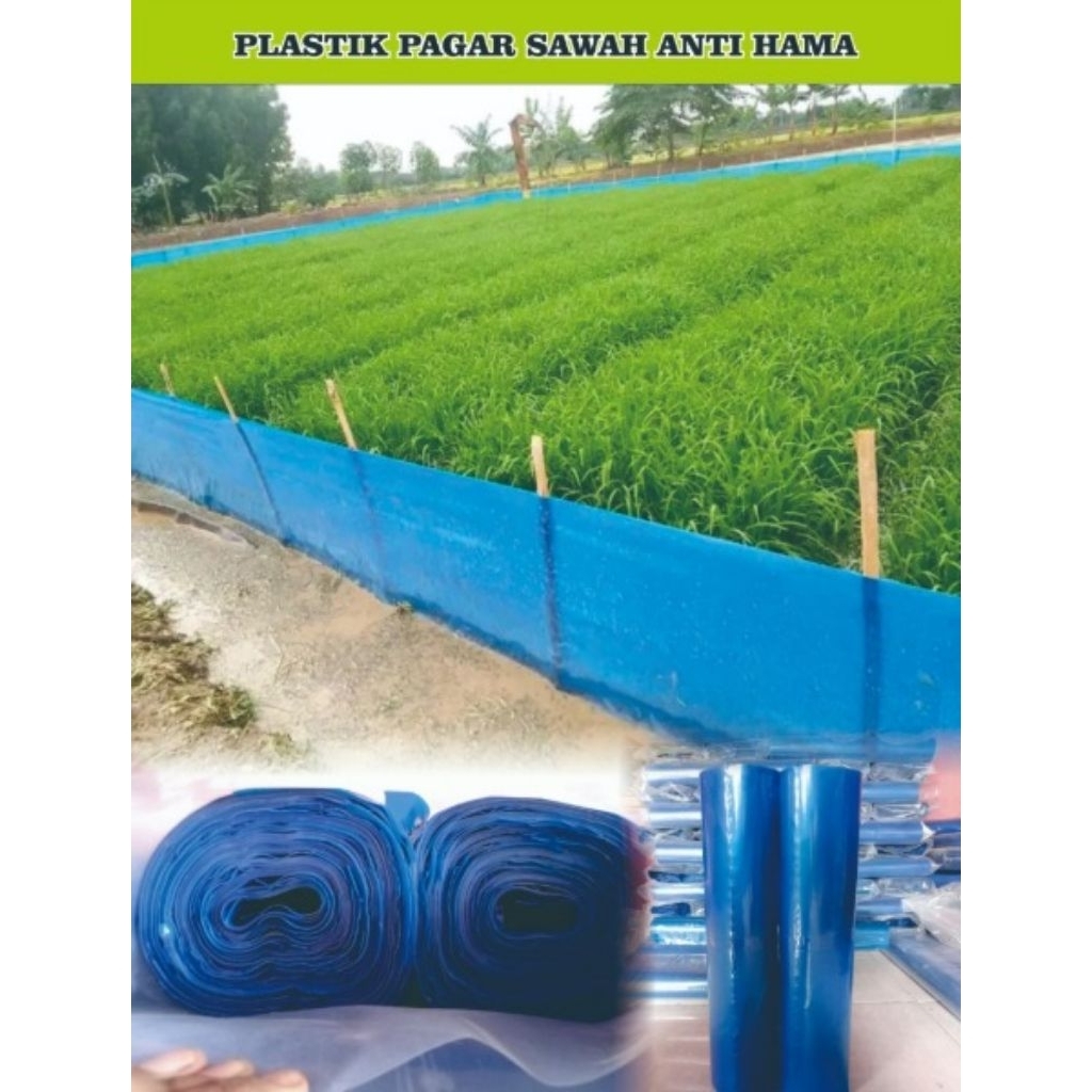 plastik fiber sawah anti tikus buat pagar pertanian bahan bagus