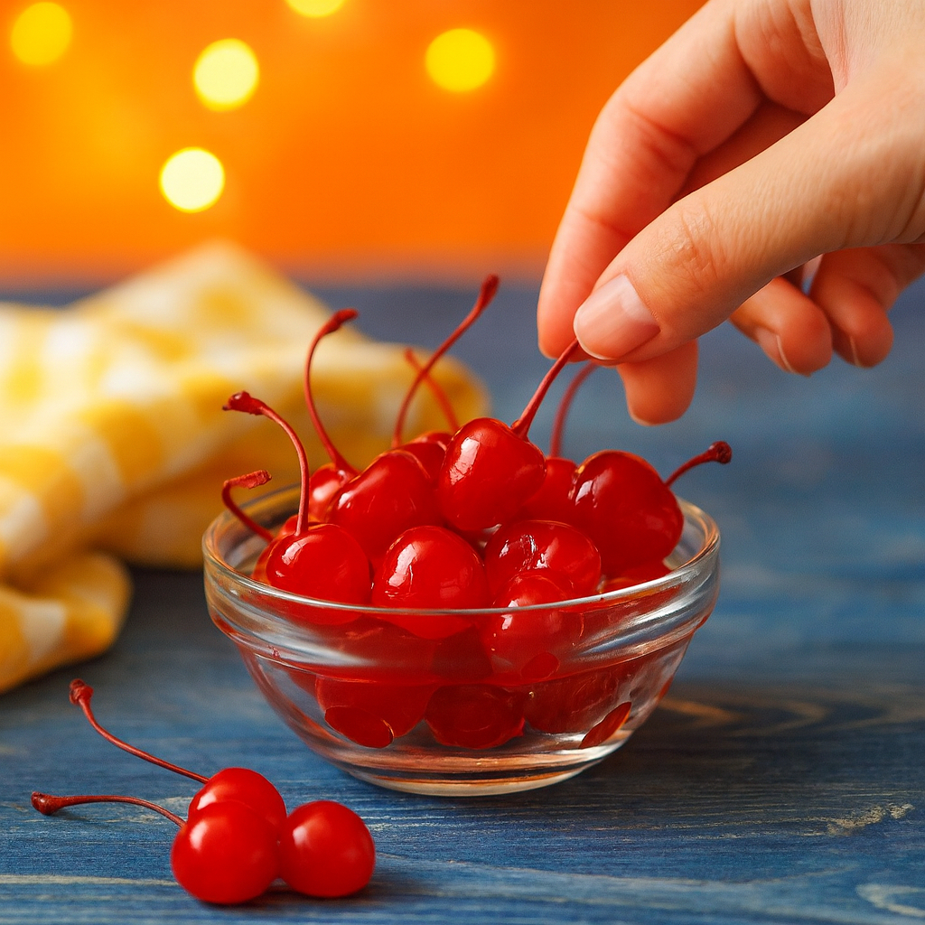 Red Cherry FRUTANEIRA TANGKAI 3,6 kg dan 2 kg / Frutaneira Red Maraschino / Ceri Tangkai Merah / Bua