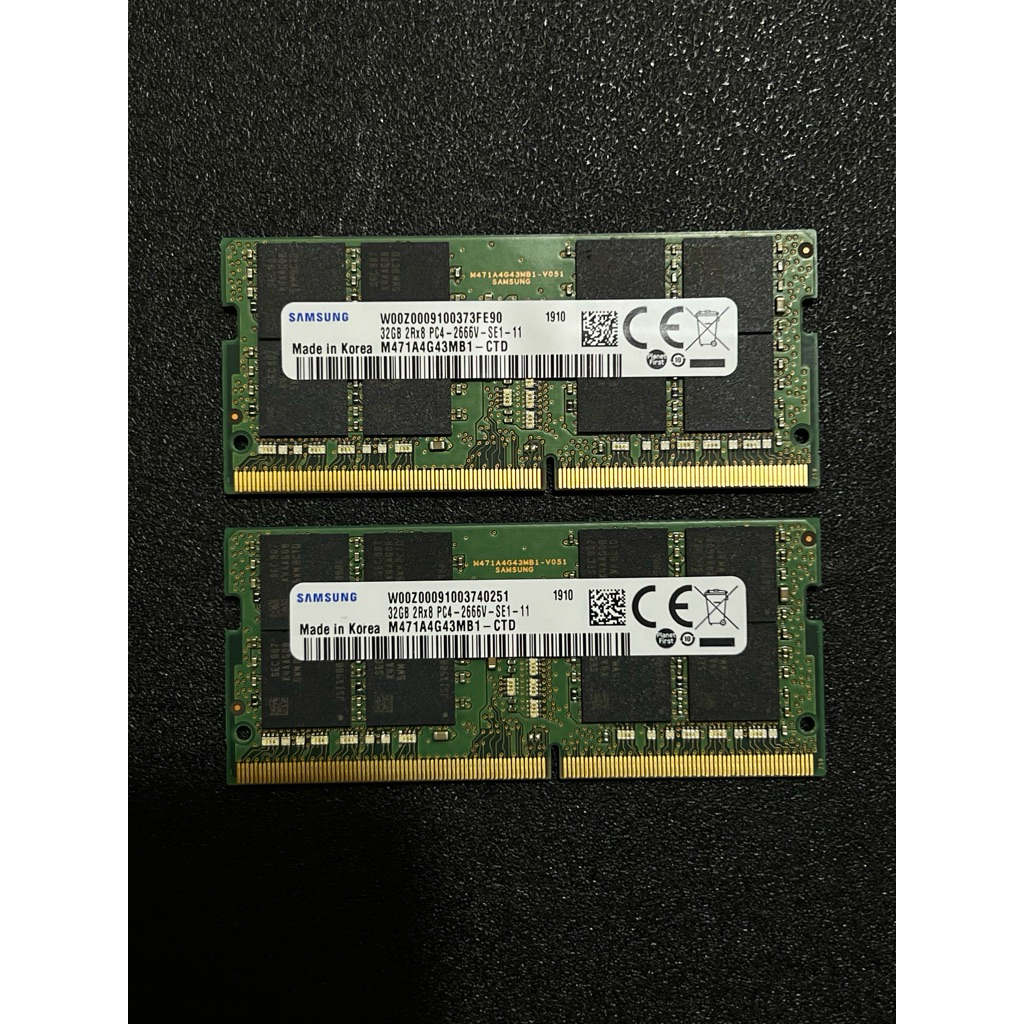 Ram SAMSUNG Laptop Sodim 32GB 2666MHz DDR4 Original (1x32GB)