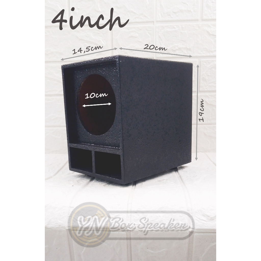 Box miniscoop 4inch finishing texture enamel