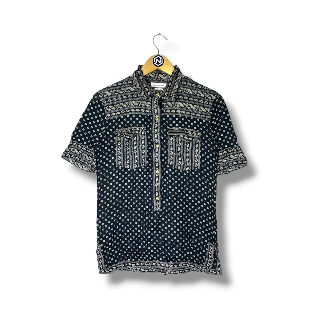 Kemeja dress isabel marant etoile wanita