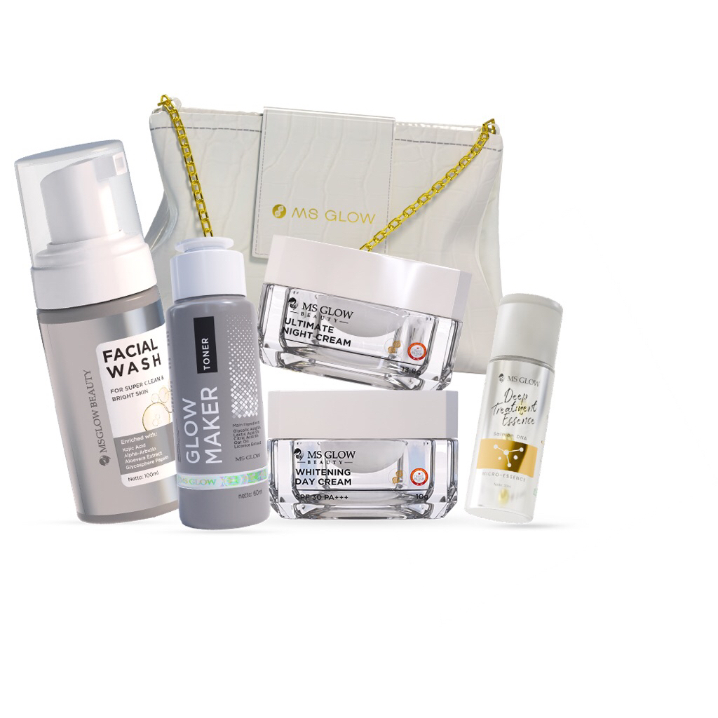MS GLOW paket ultimate free dte mini salmon