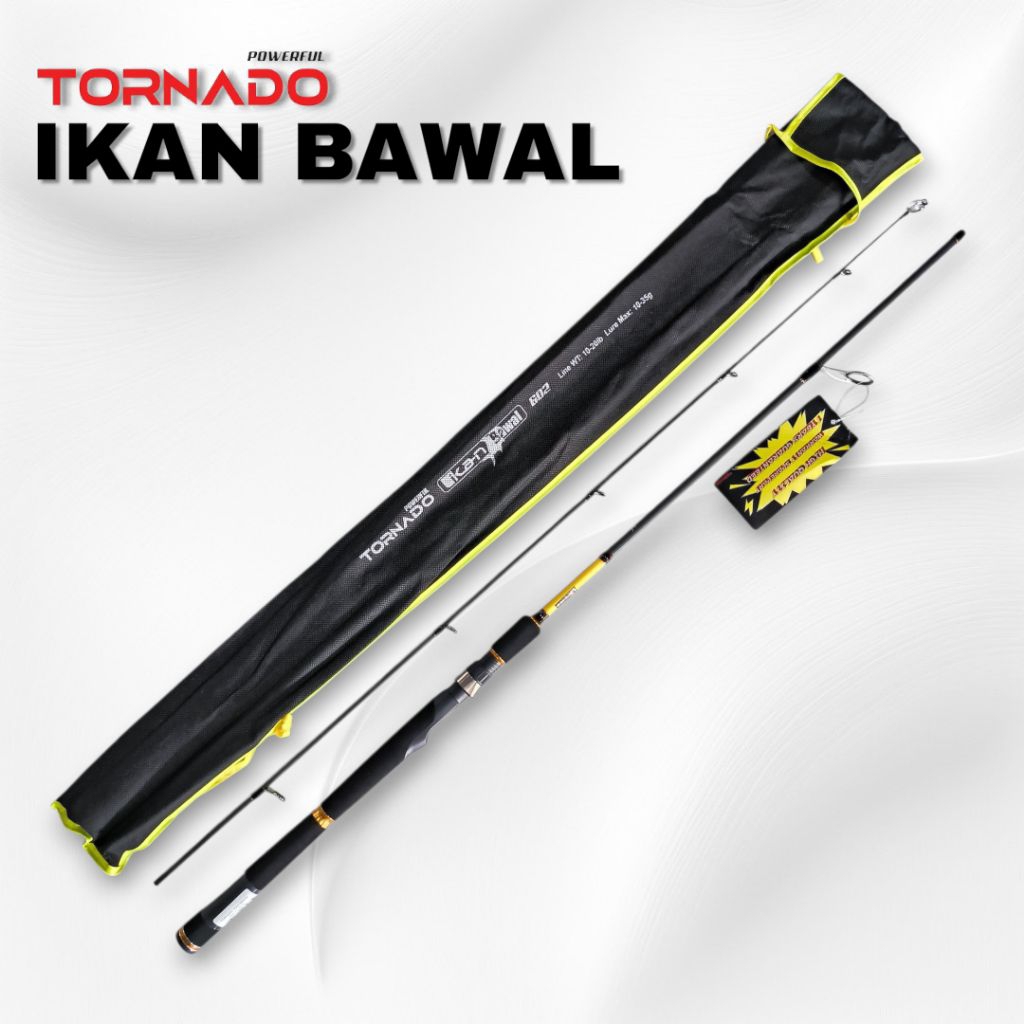 Joran Pancing TORNADO IKAN BAWAL Carbon Solid 180cm