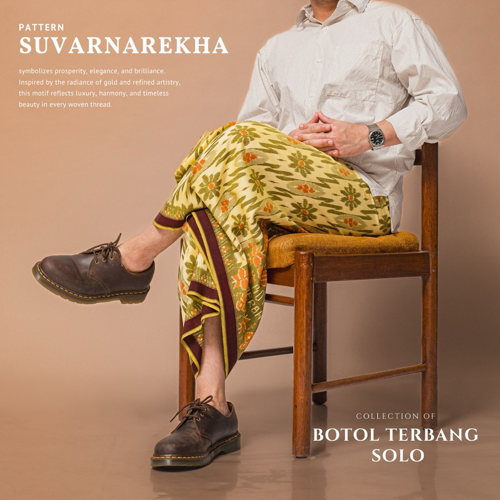 Sarung Goyor Tenun Original Botol Terbang Solo (SUVARNAREKHA)