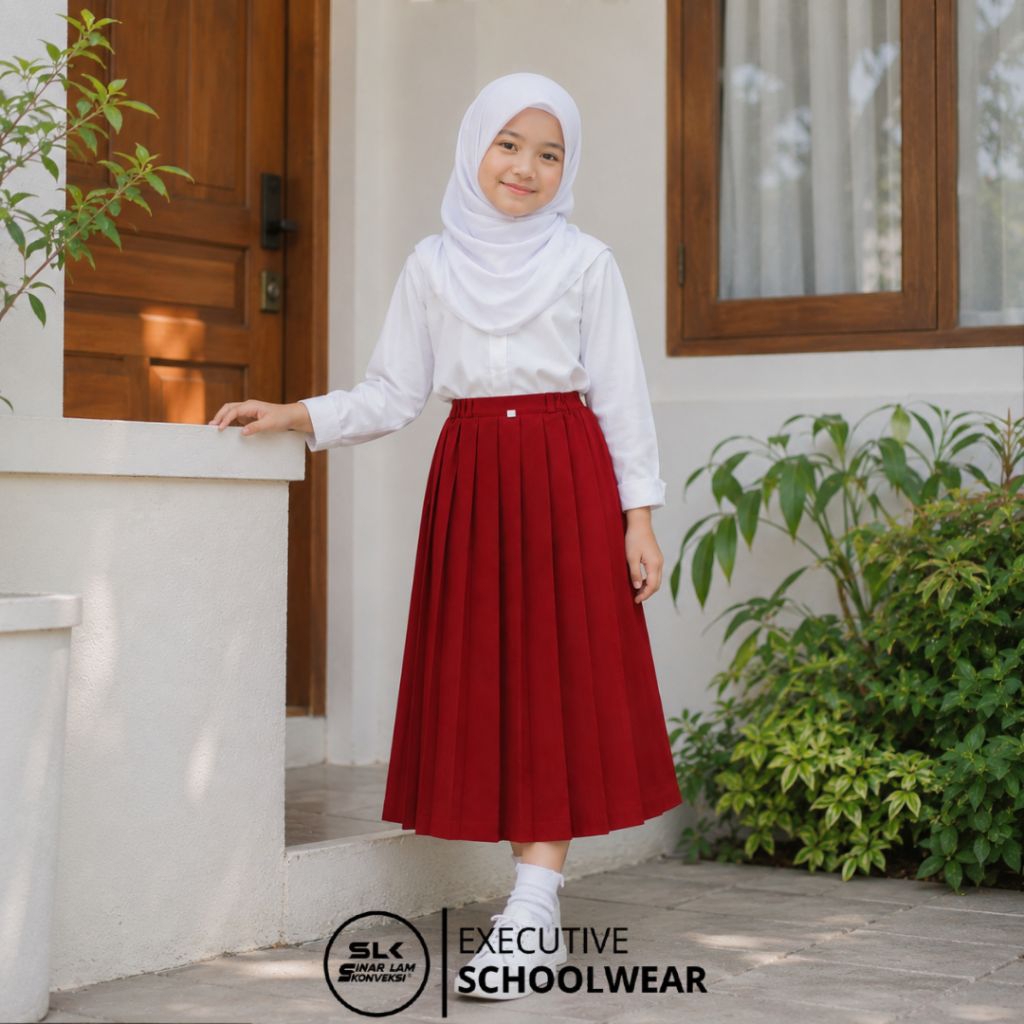 SERAGAM SEKOLAH - ROK PANJANG SEKOLAH SD - ROK SEKOLAH SD PEREMPUAN