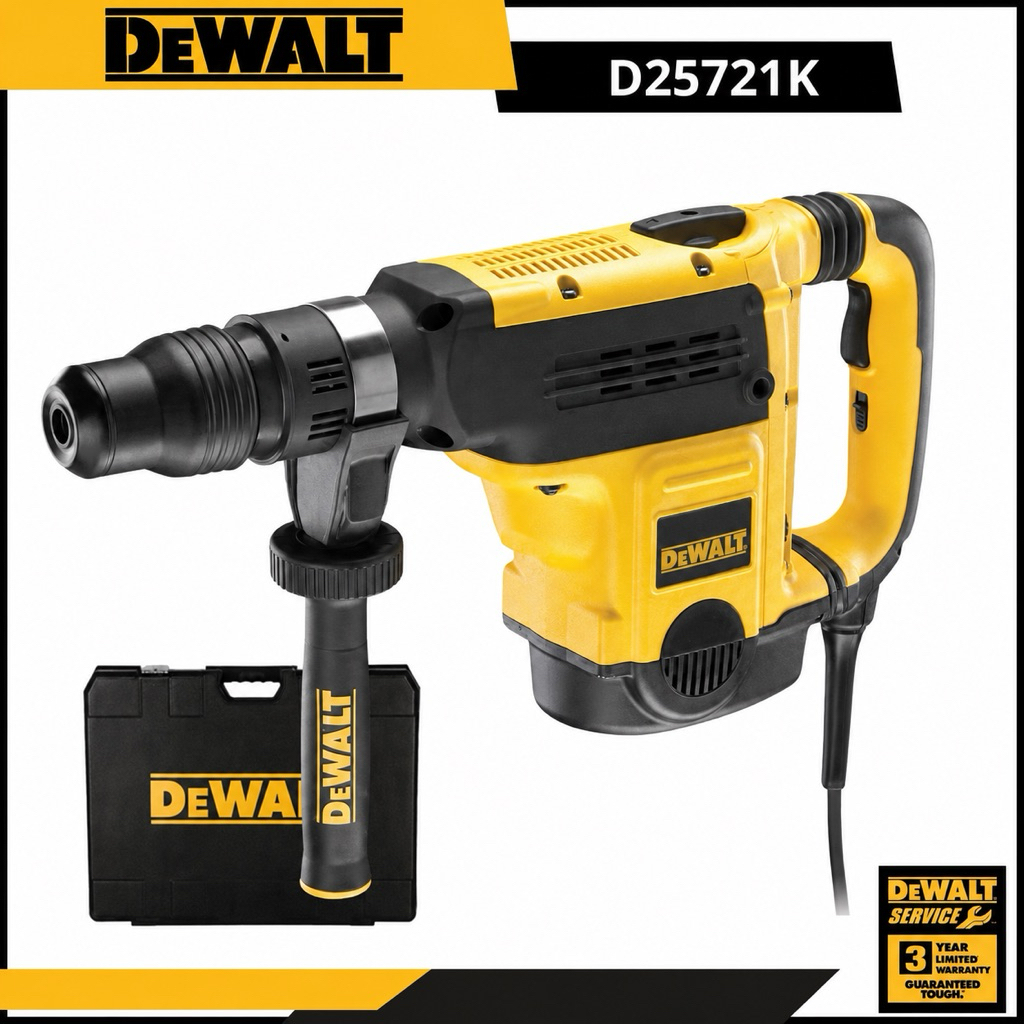 DEWALT D25721K D25721 Mesin Bor Beton Jack Hammer Rotary Hammer Combination Hammer 7kg