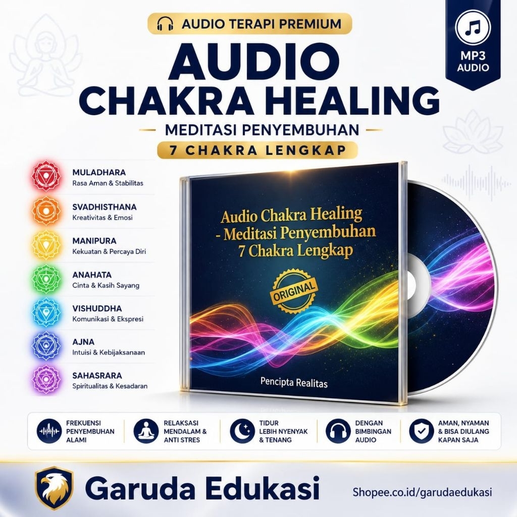 Audio Chakra Healing – Meditasi Penyembuhan 7 Chakra Lengkap
