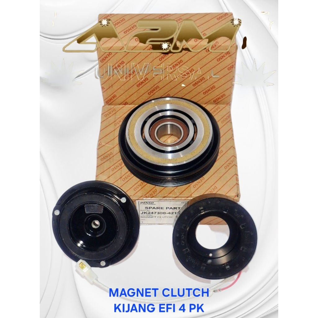 MAGNET CLUTCH PULLY PULI PULLEY KOMPRESOR AC MOBIL KIJANG EFI