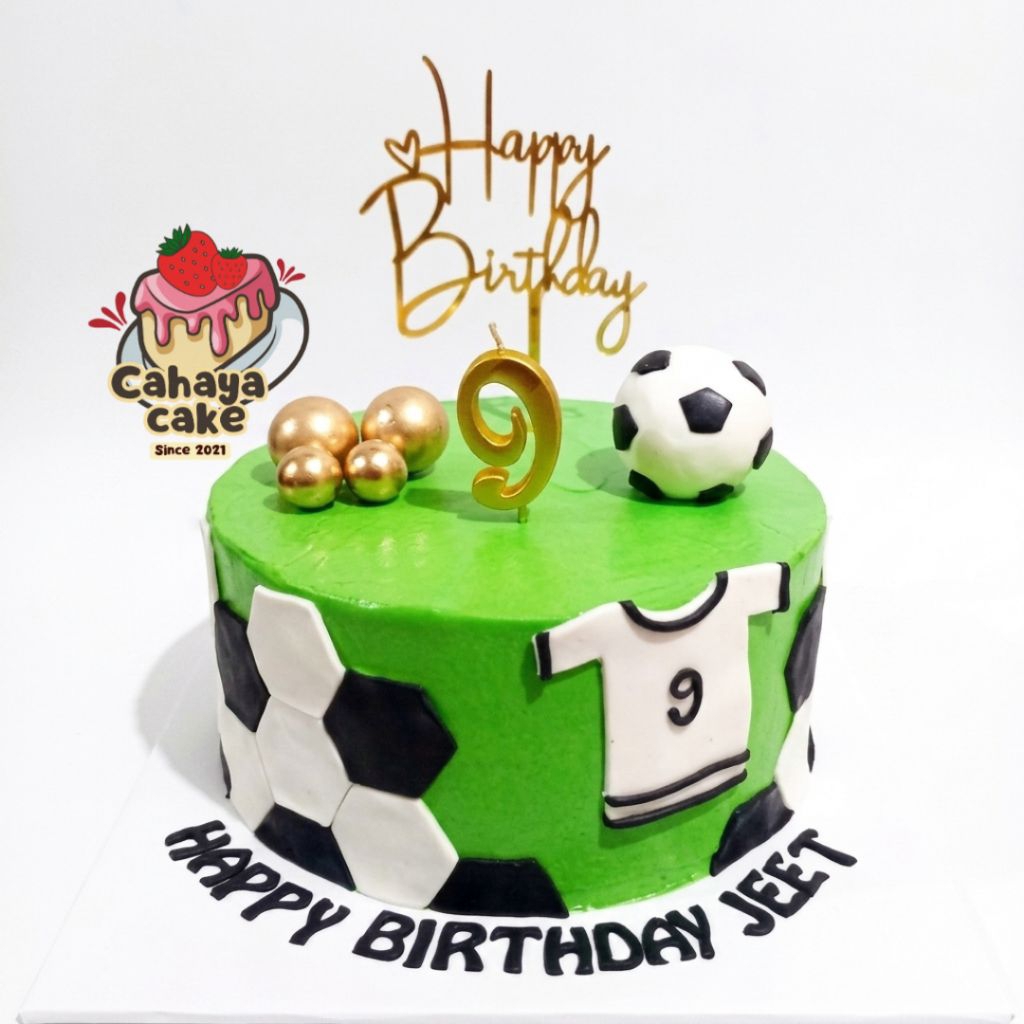 Kue Ulang Tahun Bola / Football Custom Cake / Kue Ultah Sepak Bola