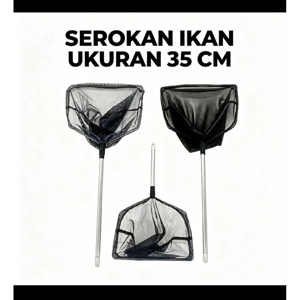 TERMURAH SEROKAN IKAN SESER IKAN koi lele nila mas gurame gagang alumunium