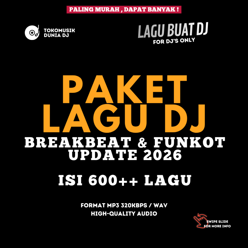PAKET LAGU DJ GENRE BREAKBEAT FUNKOT 2026
