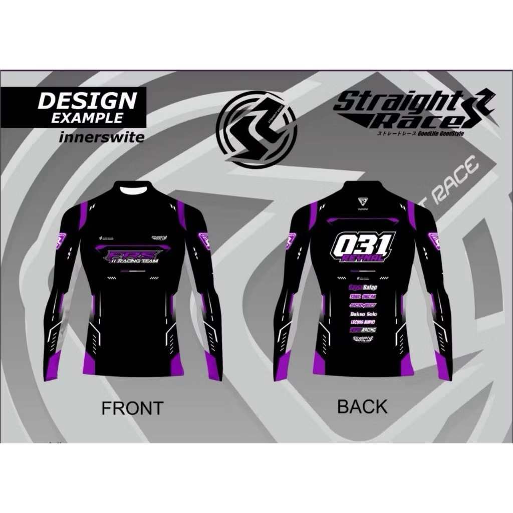 JERSEY BALAP DALEMAN WERPACK DRAG DAN ROADRCE