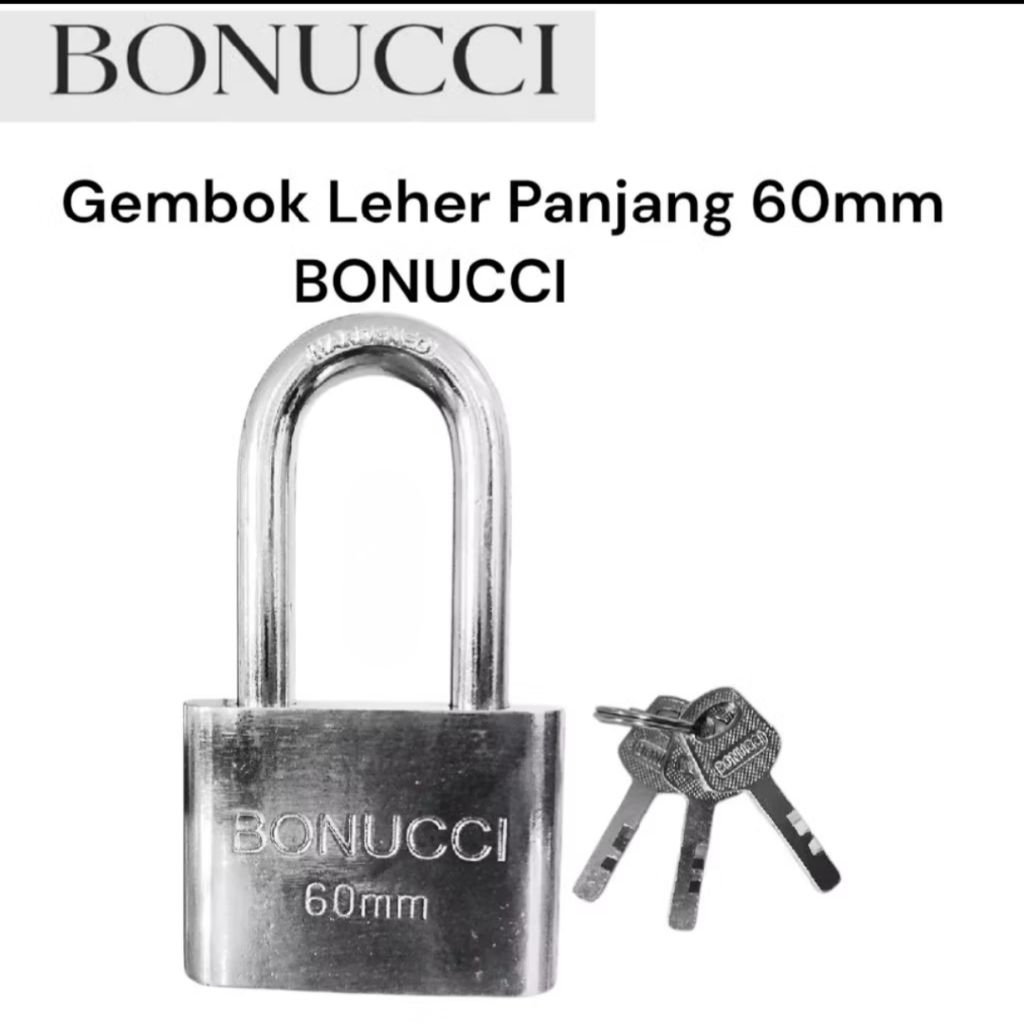 BONUCCI Gembok Leher Panjang 60mm/Gembok Pagar/Gembok Rumah