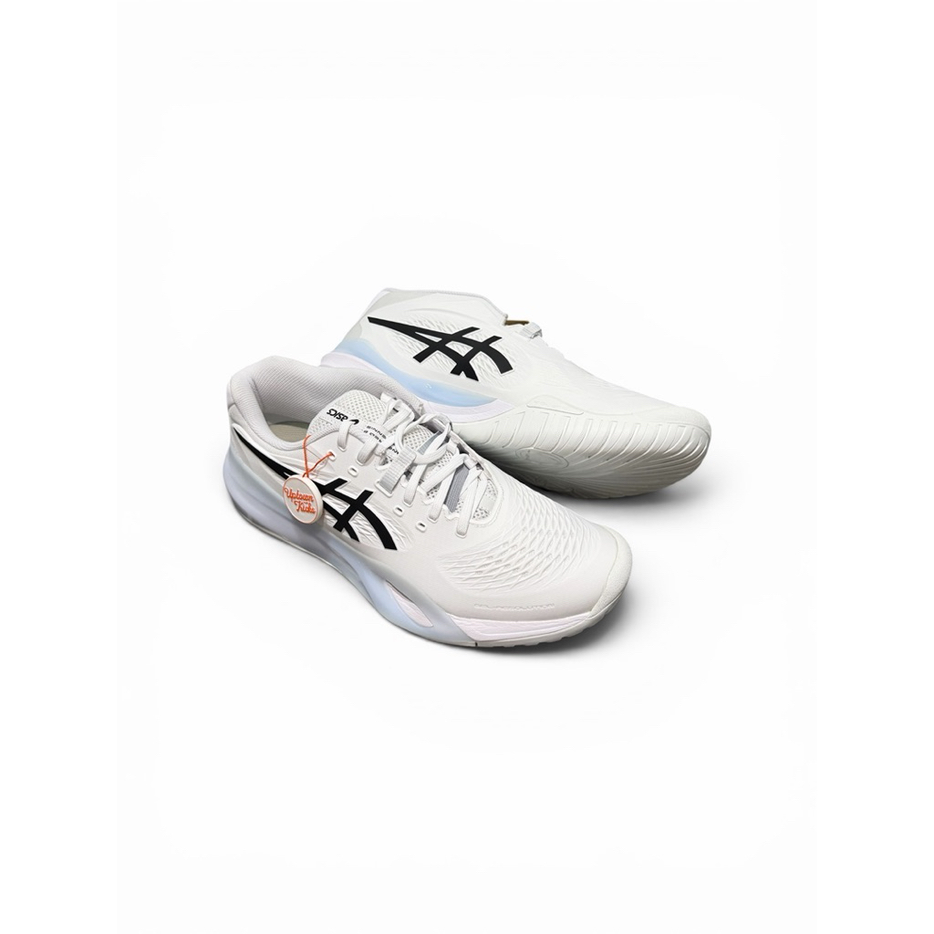 Asics Gel Resolution X White Black Men Tennis Shoes Sepatu Tenis Pria 1041A481-100 (100% original)