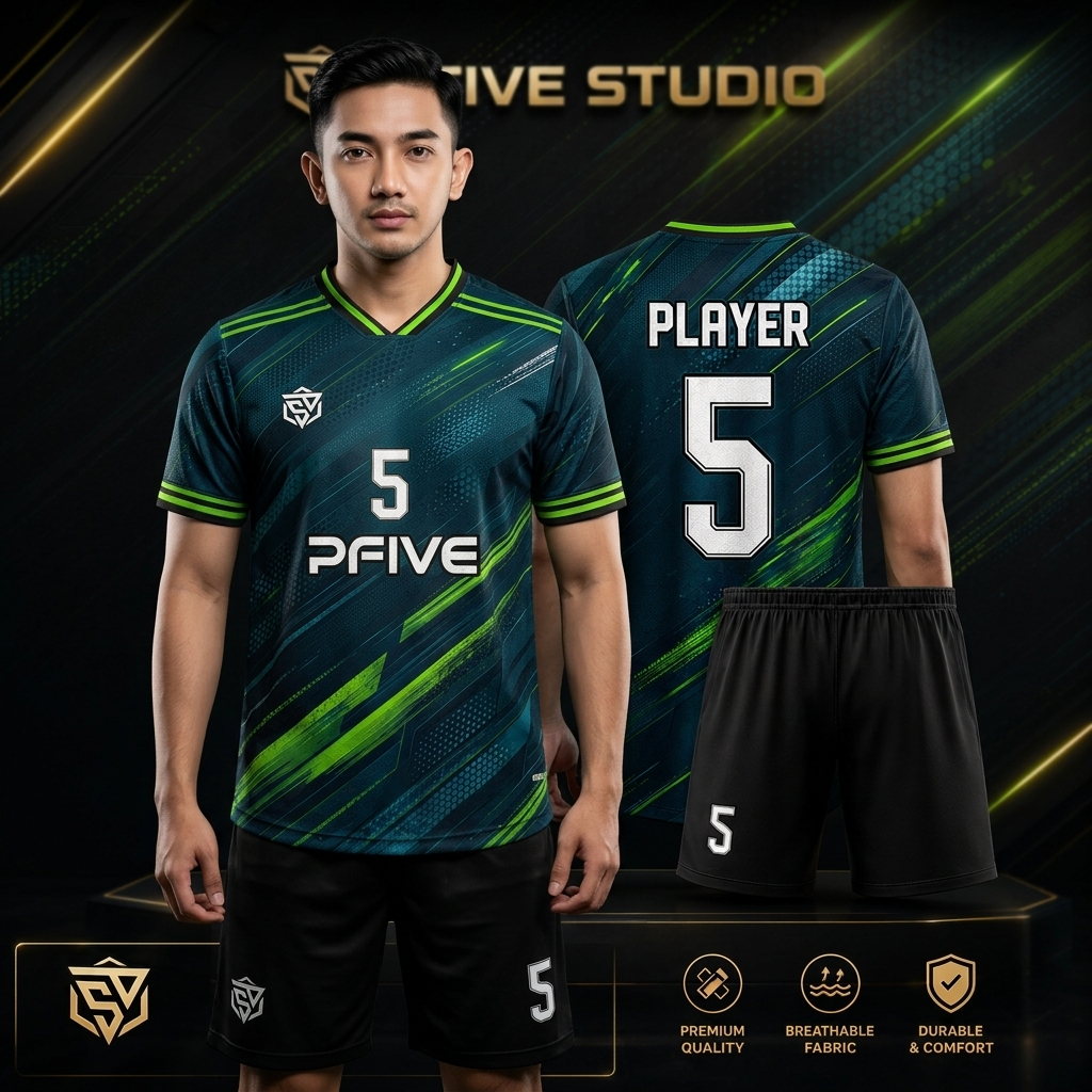 Setelan Jersey Voli Full Printing Custom - Baju Tim Voli Pria Wanita Dryfit Pro