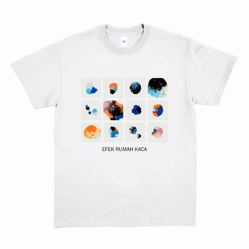 Kaos Efek Rumah Kaca Rimpang White - Tshirt Official Merchandise Efek Rumah Kaca