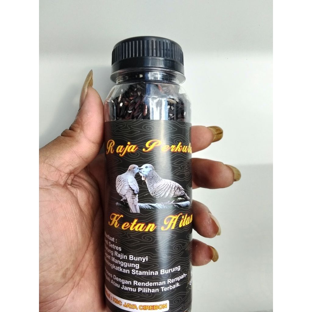 Ketan Hitam Pakan Burung Perkutut