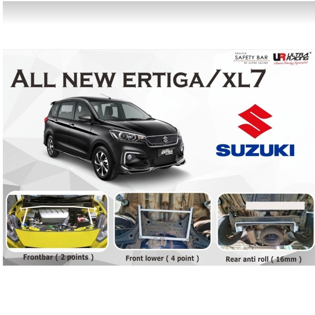 AKSESORIS STABILIZER ULTRA RACING SUZUKI NEW ERTIGA XL7 FRONT BAR Strurtbar rear bar midle lower ant