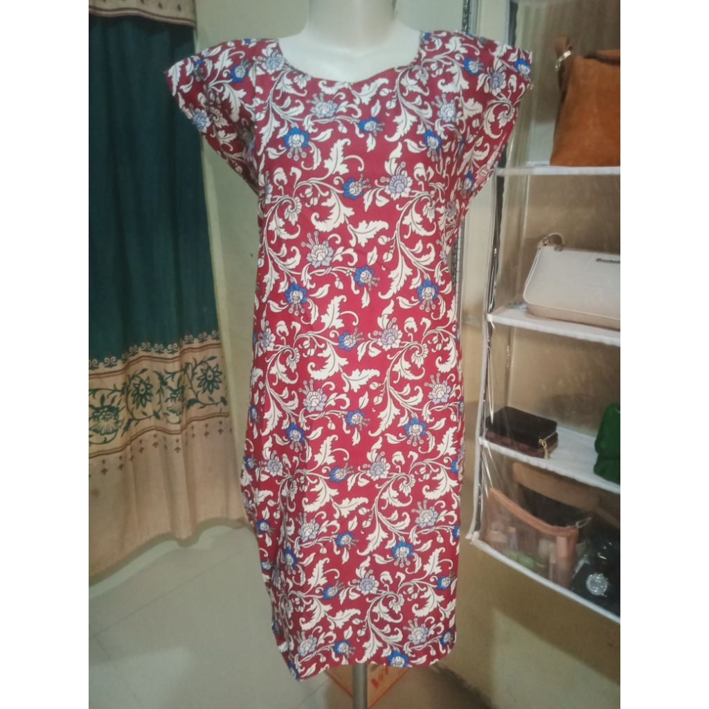 (New) Daster Midi tanpa Lengan 02