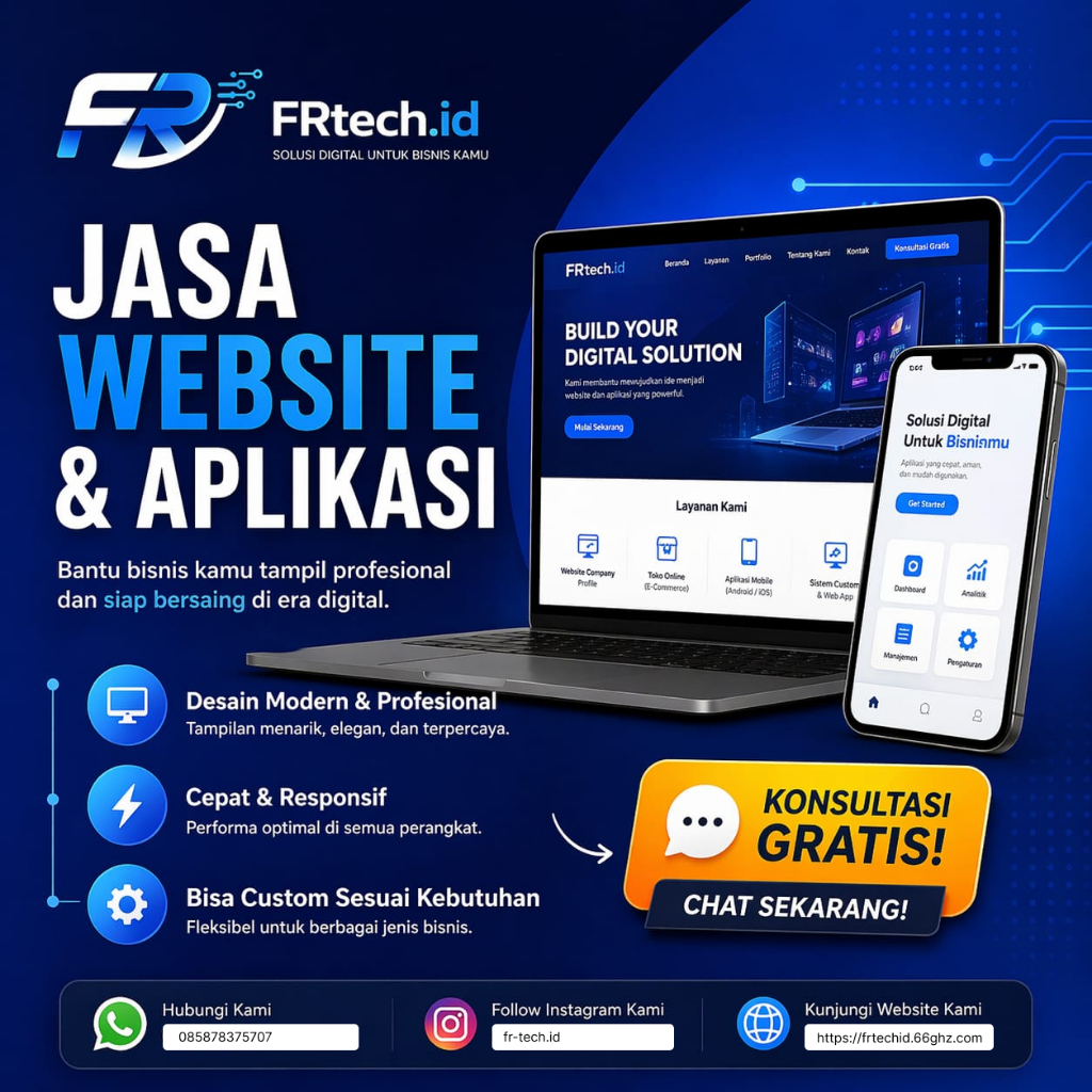 Jasa Bikin Website dan Aplikasi