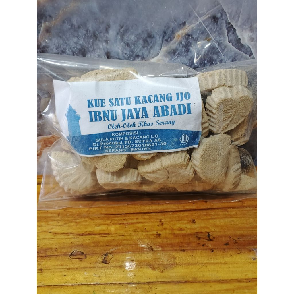 Kue Satu Kacang Hijau Kemasan Plastik / Kue koya kacang ijo