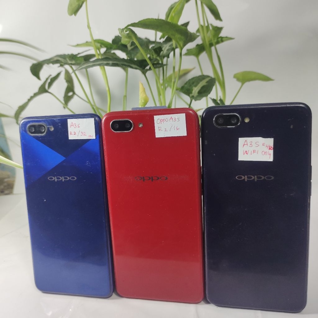 HP Minus,  WiFi only Oppo A3 s  Second Normal  Siap Pakai