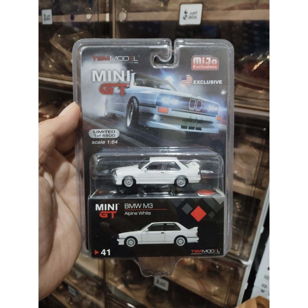 Mini GT BMW M3 White Alpine