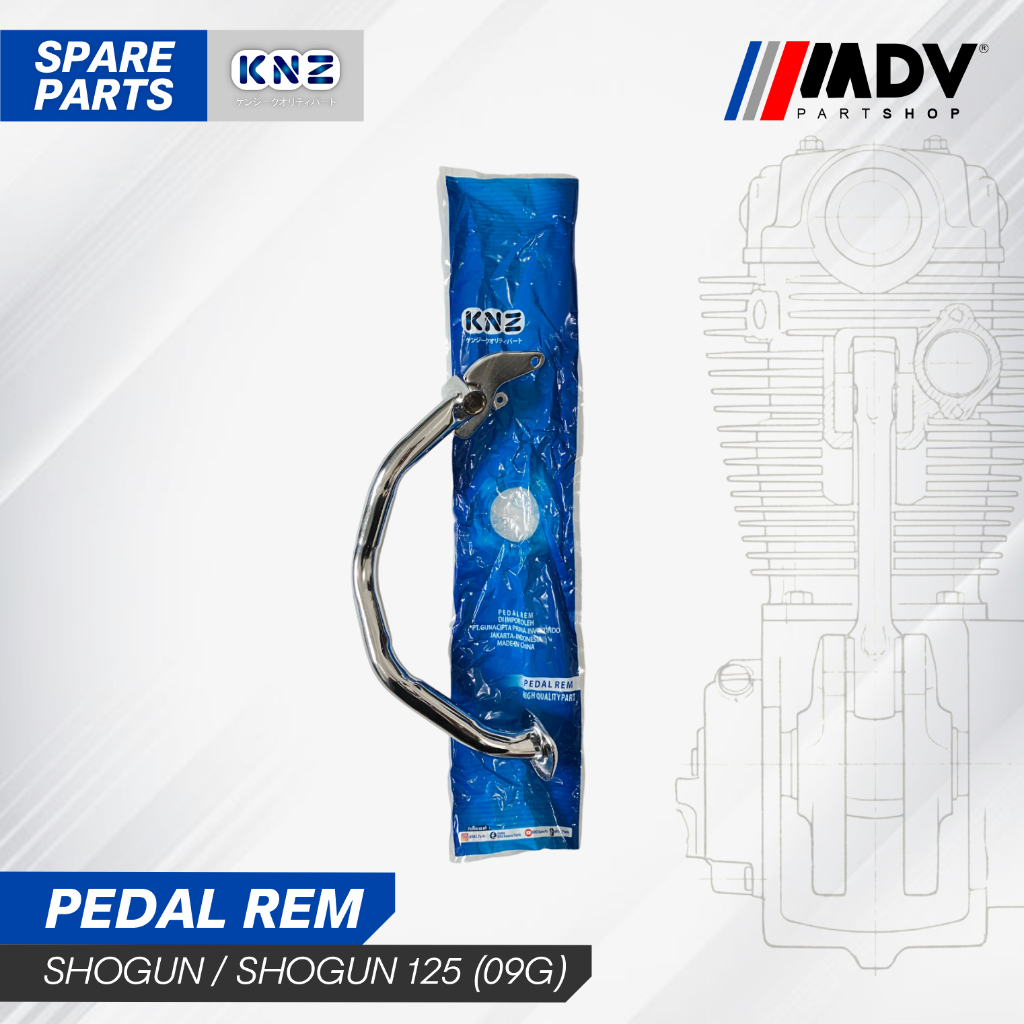 PEDAL REM SHOGUN (KNZ)