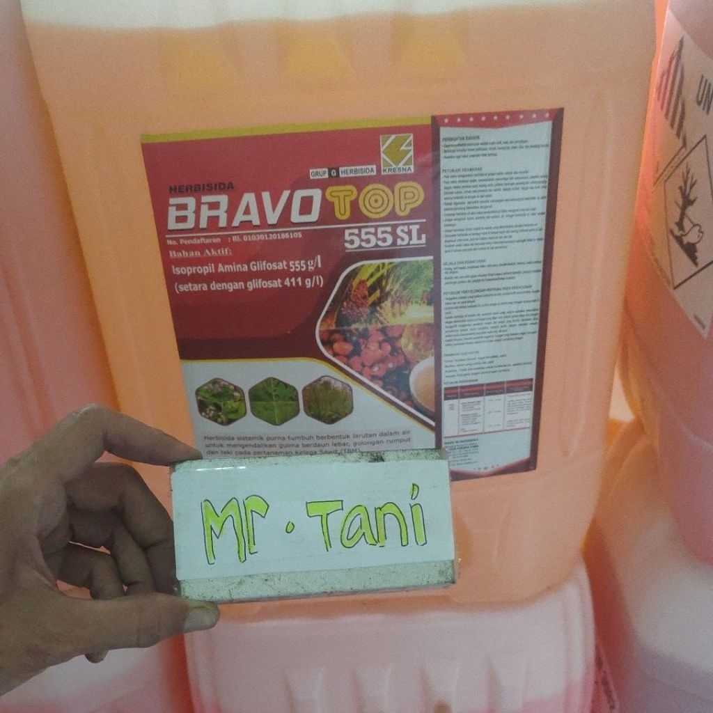 Racun Rumput Herbisida Bravotop 555SL 20 liter