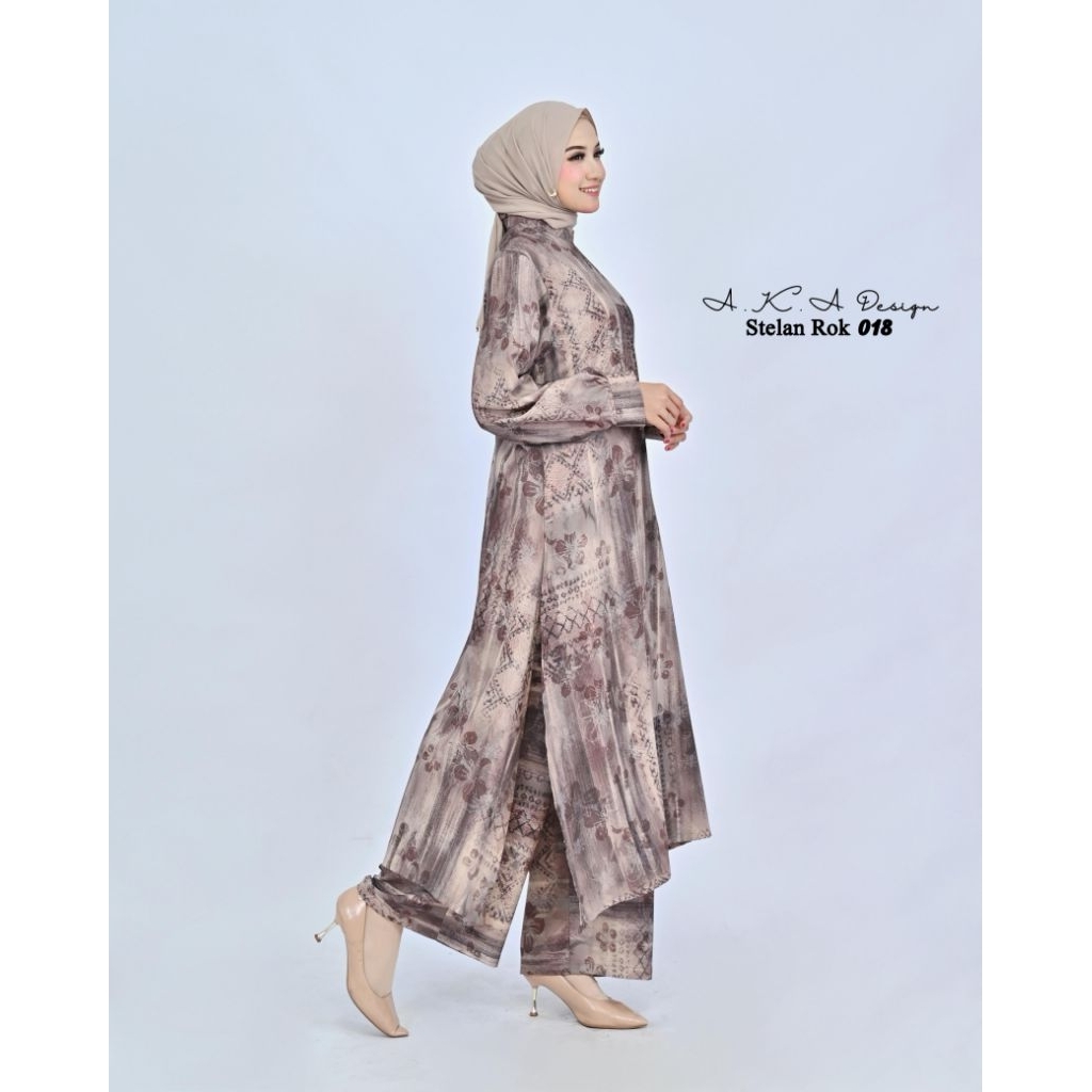 setelan abaya kulot motif terbaru qualitas higt quality by aka design