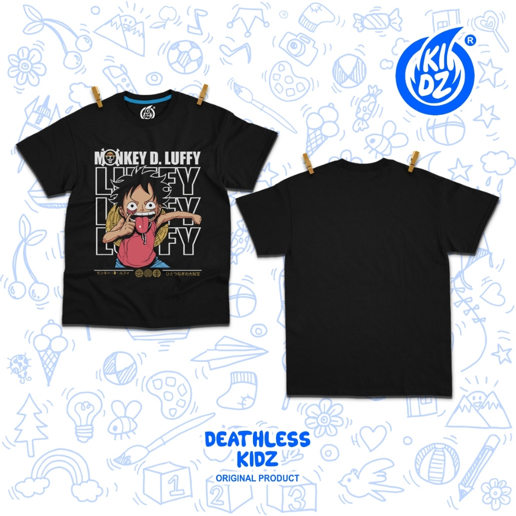 DEATHLESS KAOS ANAK | MONKEY LUFFY | KIDS SERIES