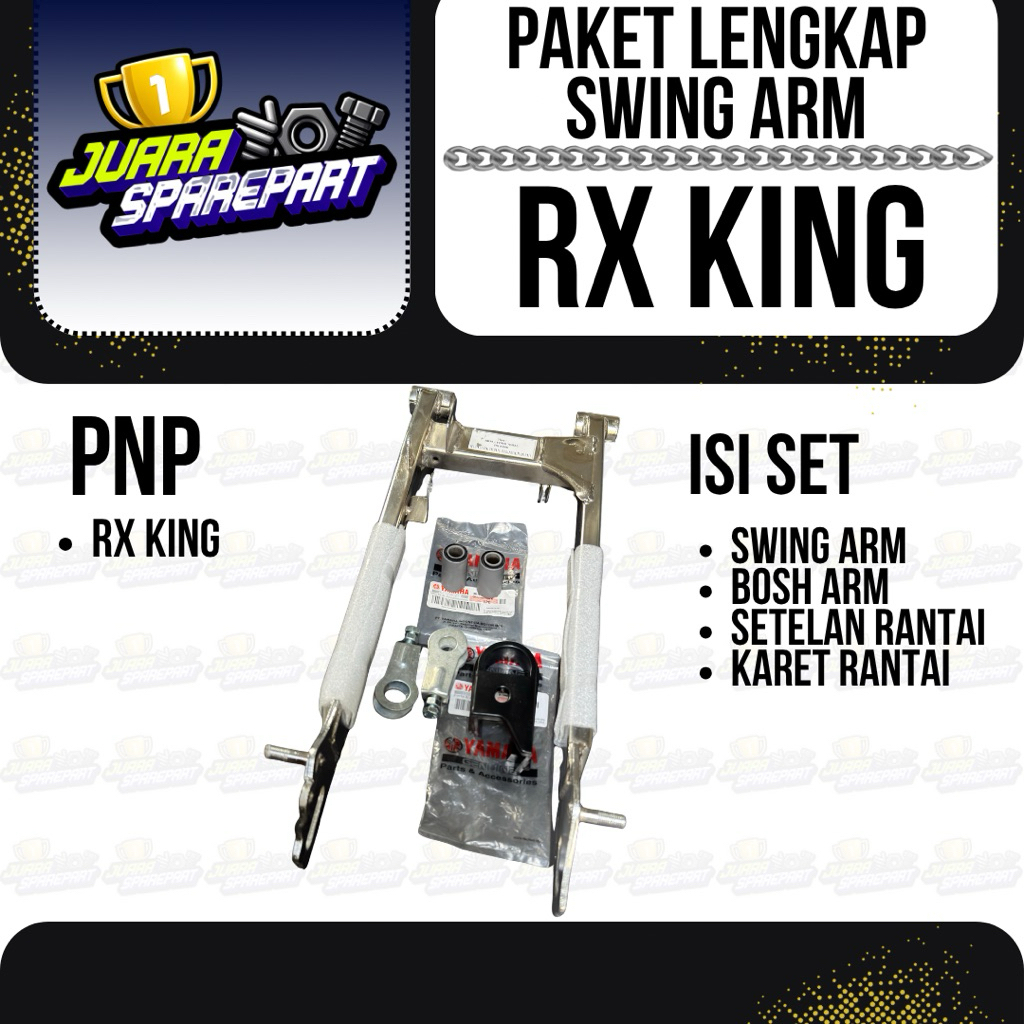 Swing Arm RX King Warna Chrome